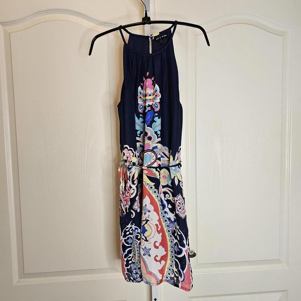 AS U WISH Women's Colorful Maxi Dress - Size Small